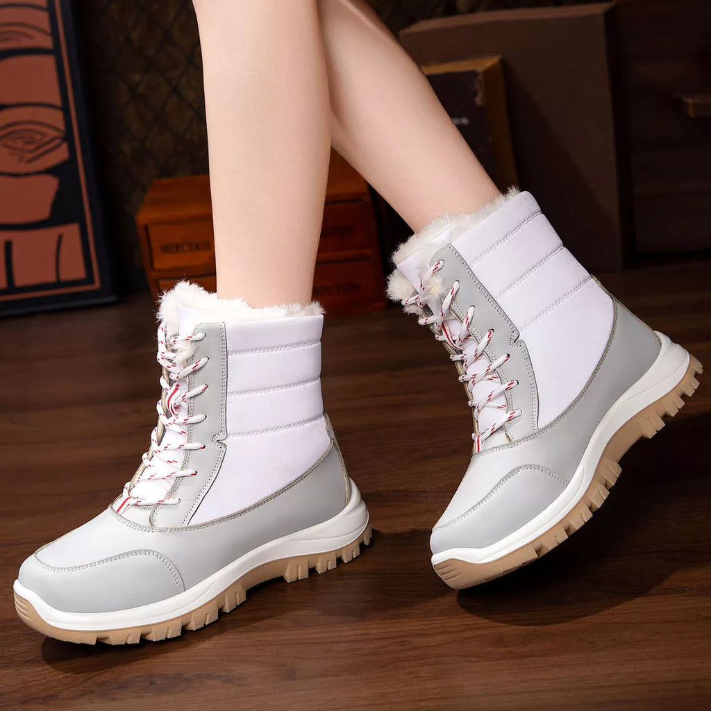Winter Snow Boots with Warm Fur Lining