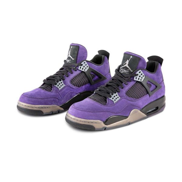 Travis Scott x Air Jordan 4 Retro ‘Purple Suede – Black Midsole’