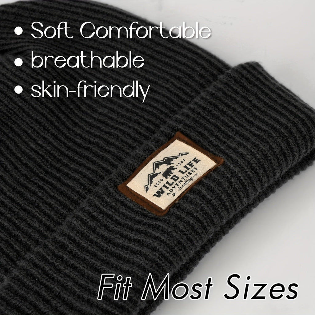 Pandaize Retro Beanie: Stylish Winter Hat for Men & Women