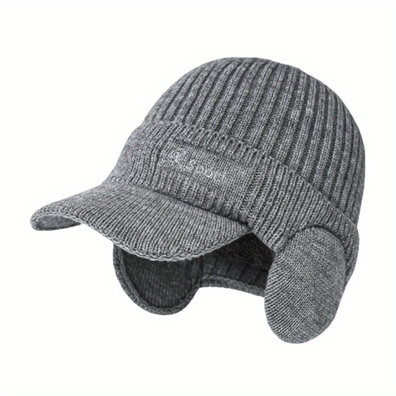 Pandaize Cozy Unisex Fleece-Lined Hat for Winter