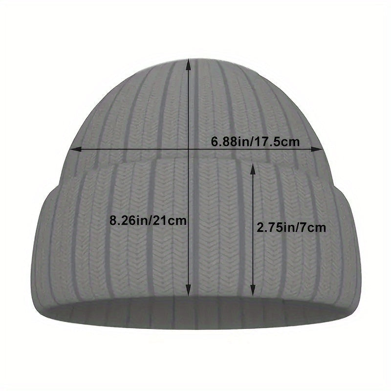 Pandaize Winter Knitted Star Beanie: Stylish Ear-Warming Hat for Outdoor Activities