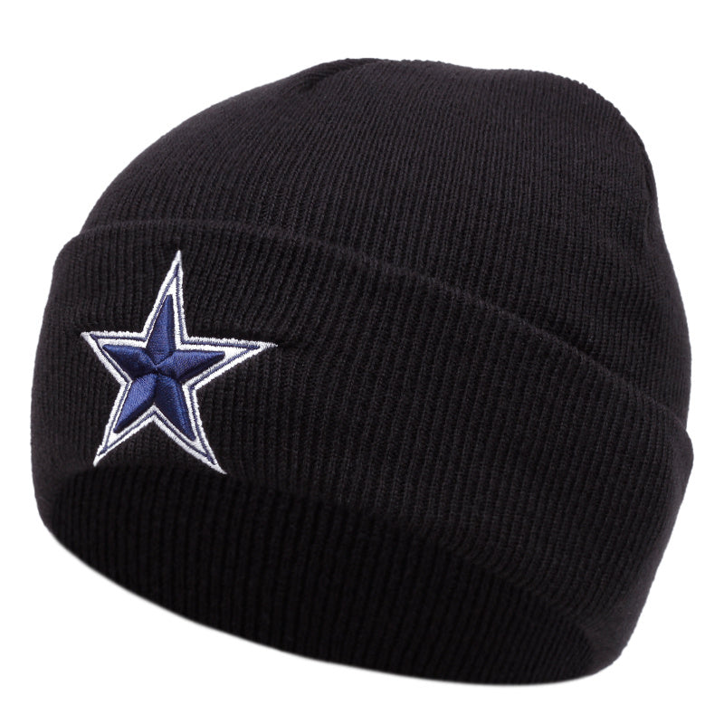 Pandaize Winter Knitted Star Beanie: Stylish Ear-Warming Hat for Outdoor Activities