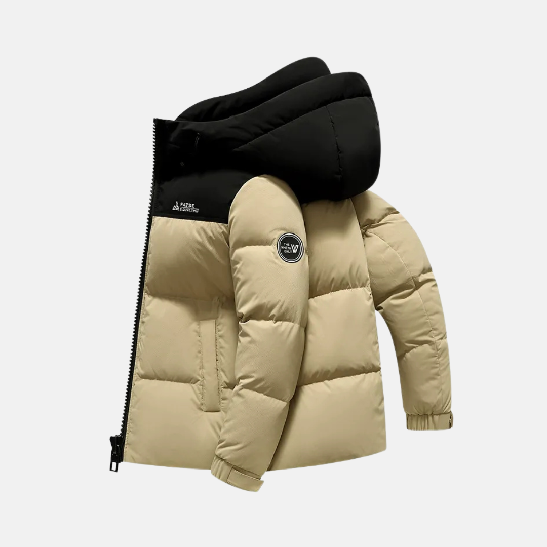 Waterproof Puffer Coat | Insulated Hooded Jacket