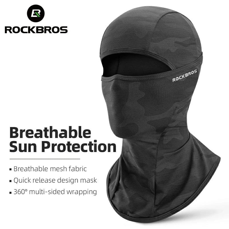 ROCKBROS Summer Ice Silk Balaclava Face Mask