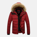Warm Men's Slim Fit Puffer Coat