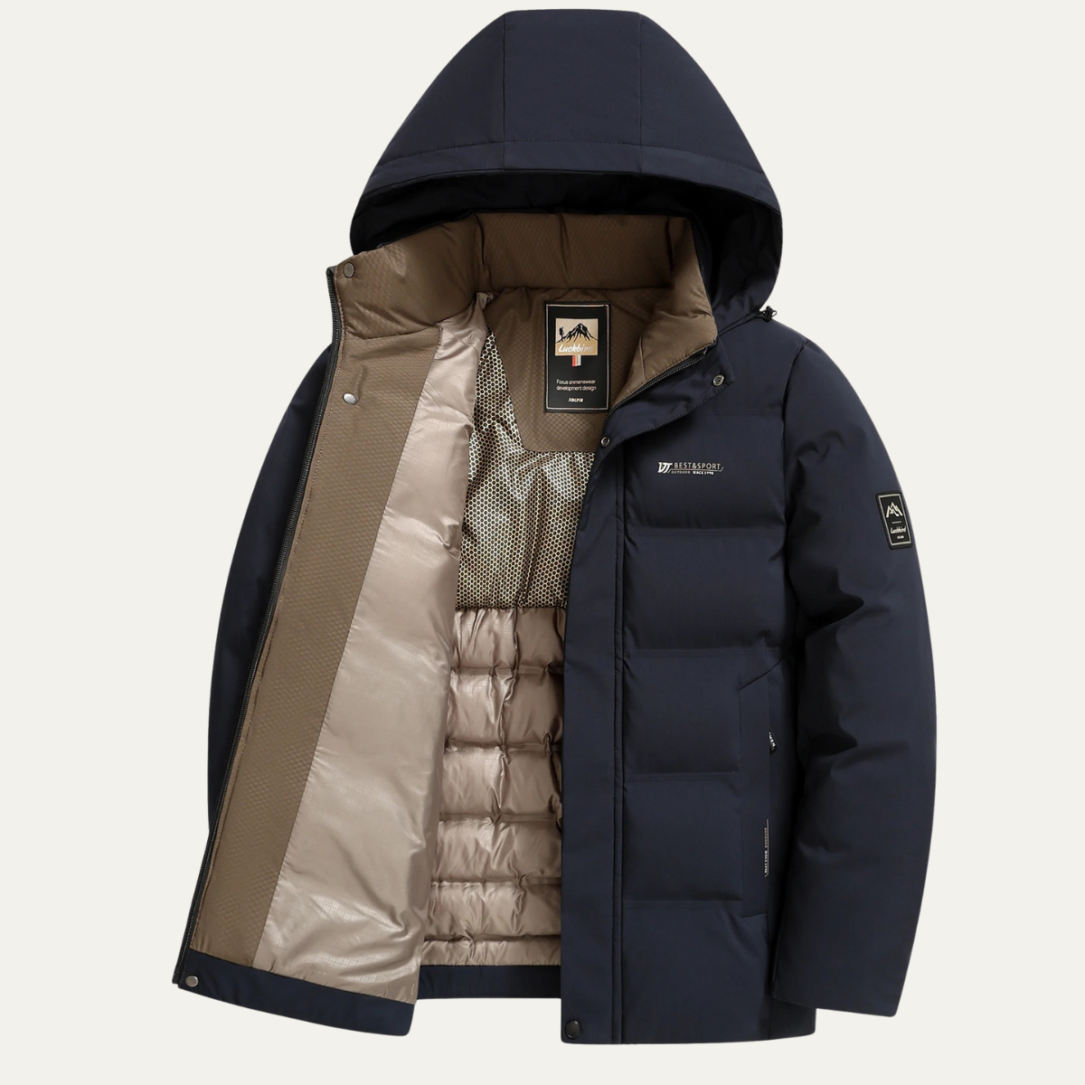 Insulated Men's Heavy Cotton Winter Coat