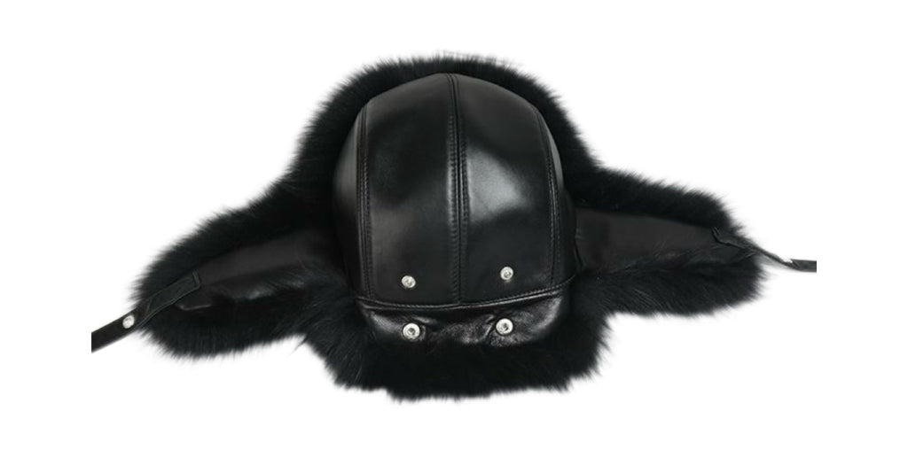 High-Quality Luxury Fox Fur Hat for Men – Warm Ear Protection Winter & Spring Travel Ski Hat