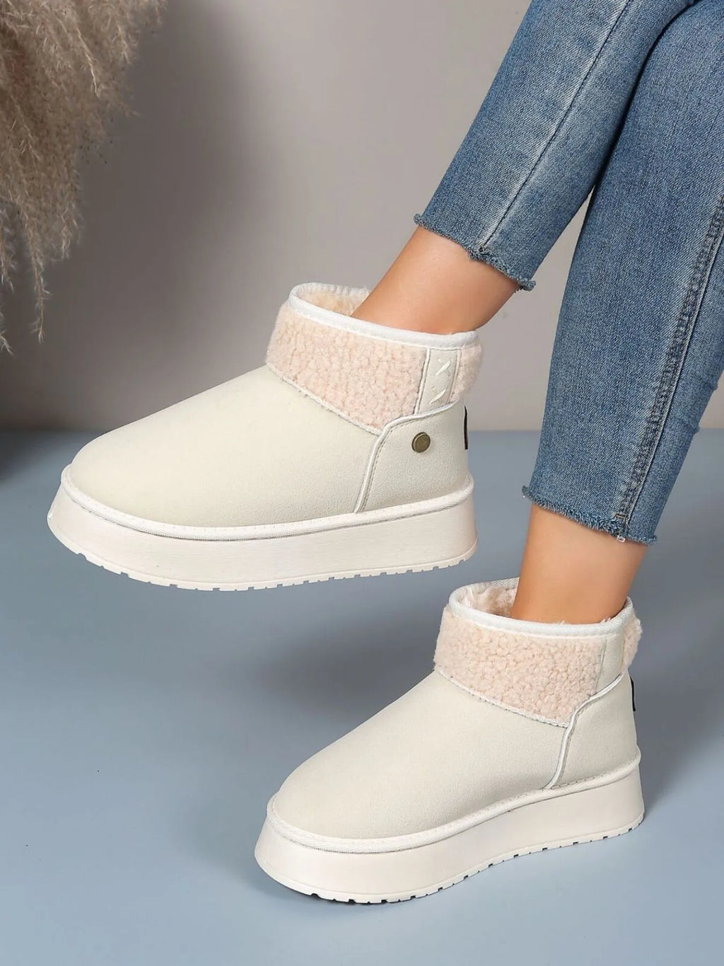 Platform Sherpa Lined Winter Boots