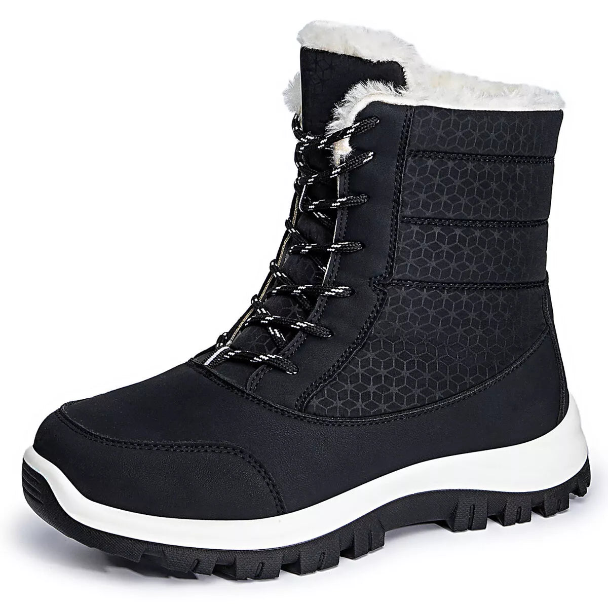 Winter Snow Boots with Warm Fur Lining