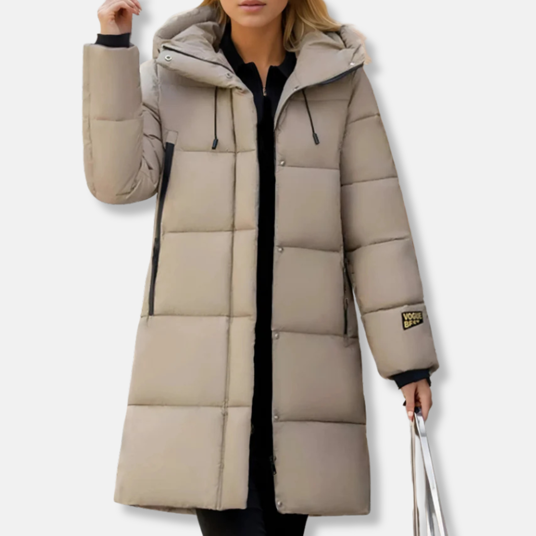 Warm Hooded Puffer Coat