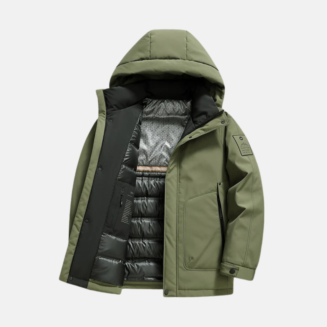 Warm Waterproof Hooded Puffer Jacket