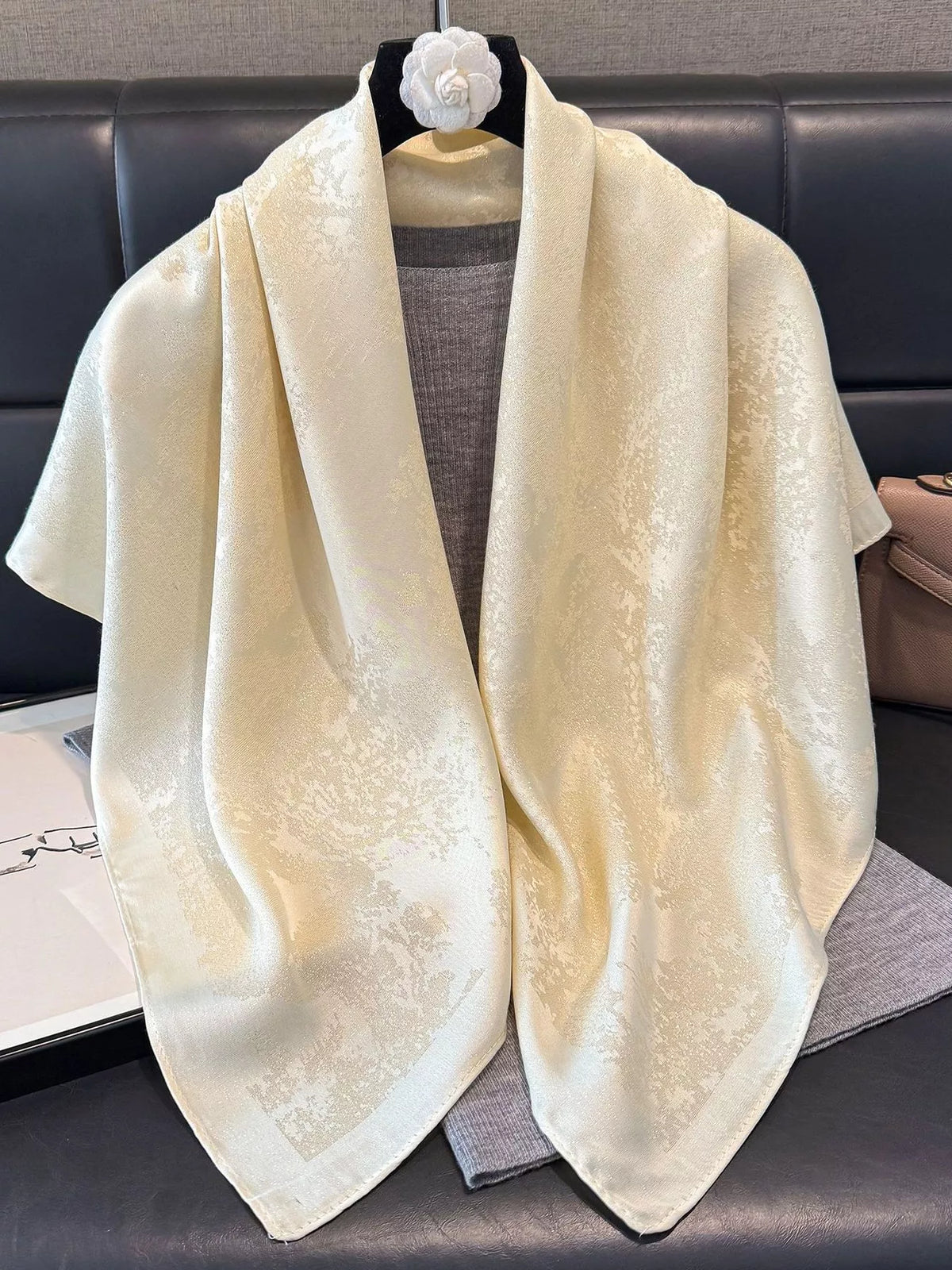 Lightweight Silky Square Scarf