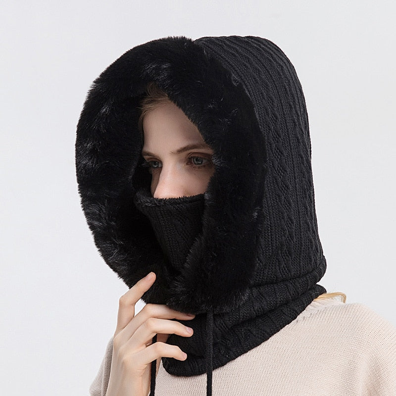 Warm Women's Scarf and Beanie Set - Isabella
