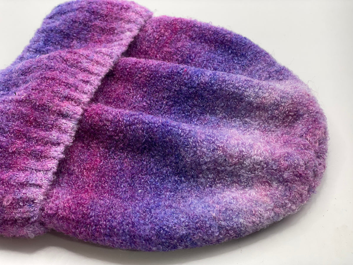 Pandaize Gradient Color Warm Fleece Outdoor Knit Hat - Stylish and Versatile