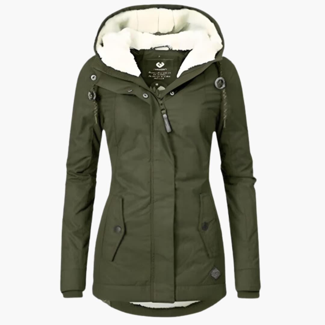 Insulated Ladies Snow Jacket with Thermal Filling