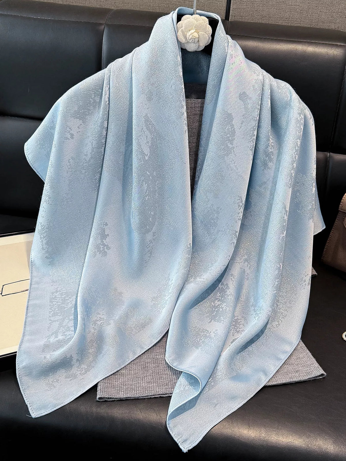 Lightweight Silky Square Scarf