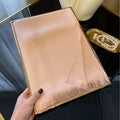 Raw Hem Tencel Scarf