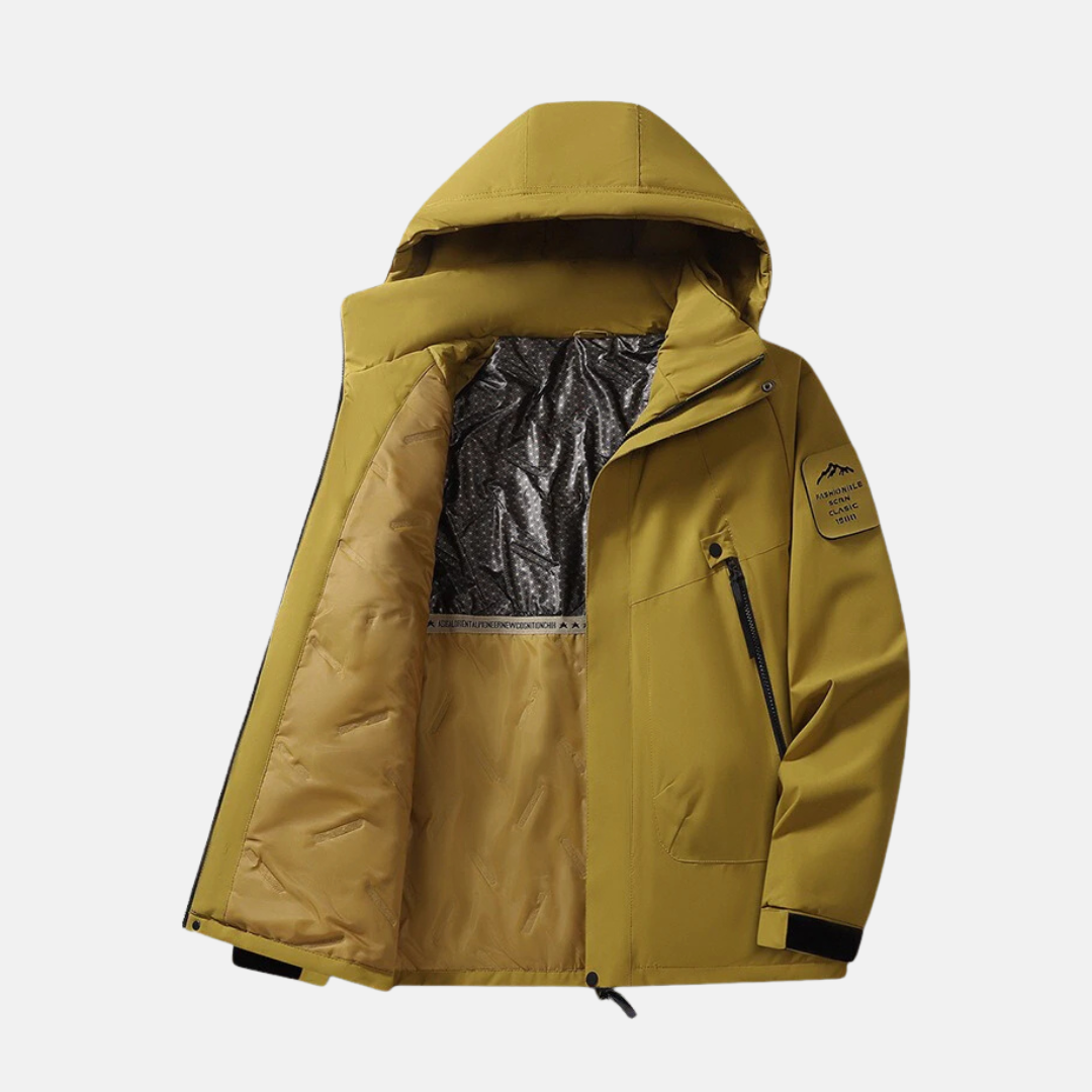 Warm Waterproof Hooded Puffer Jacket