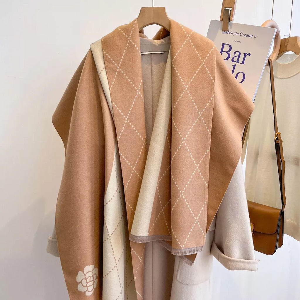 Raw Hem Cotton Scarf