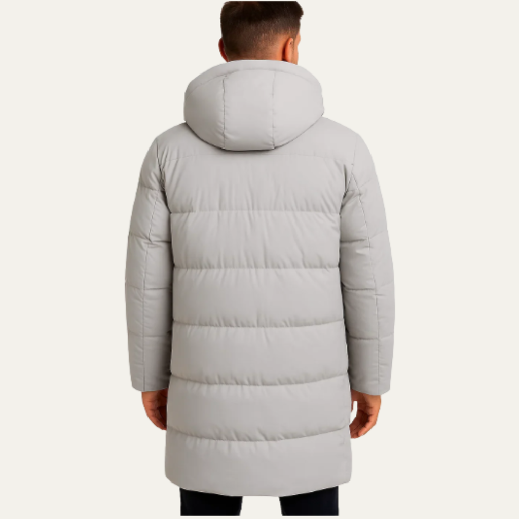 Warm Men's Puffer Hooded Parka Jacket