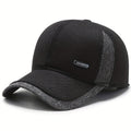 Pandaize Winter Wool Baseball Cap with Ear Flaps - Auturnn Thicken Cotton, Quality & Style