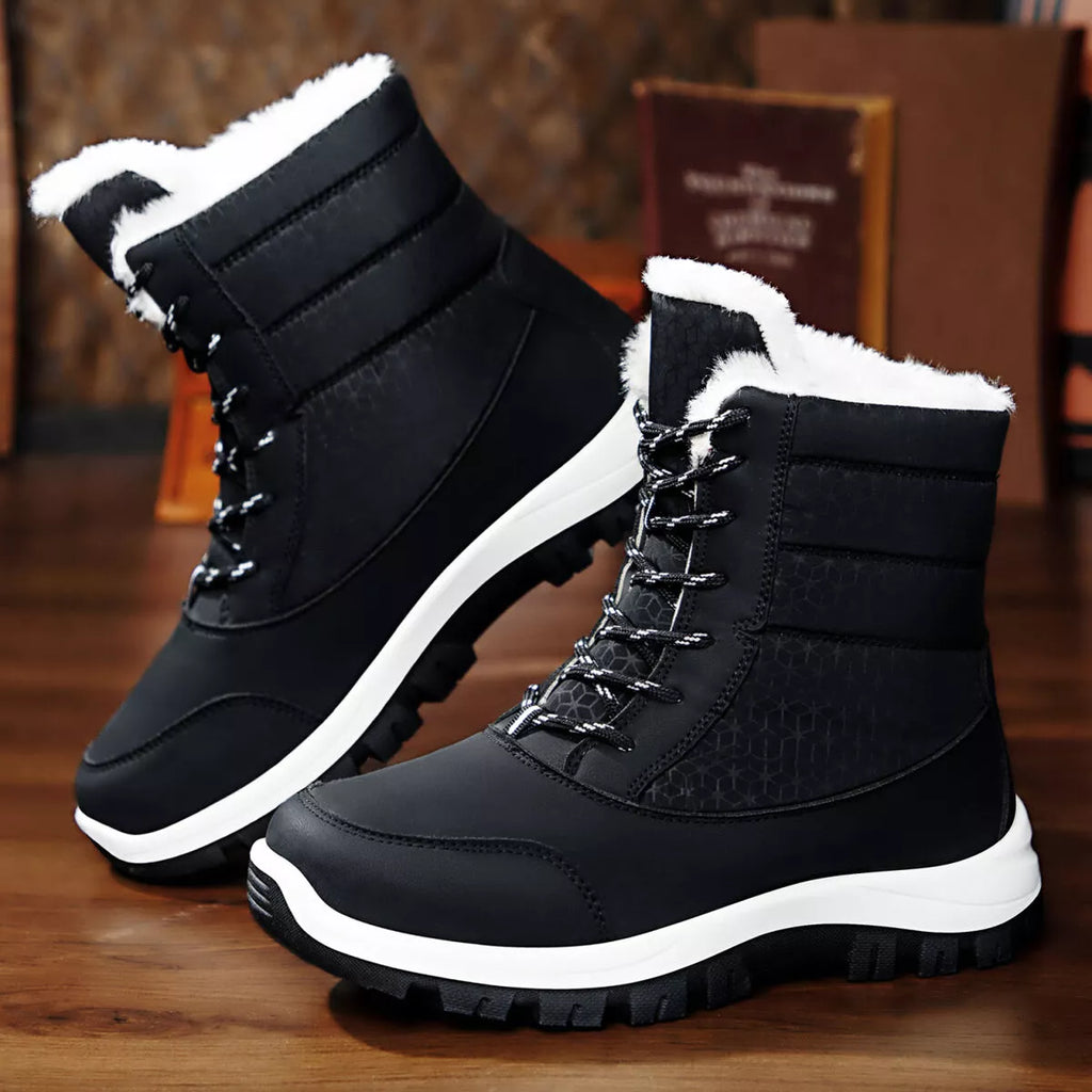Winter Snow Boots with Warm Fur Lining