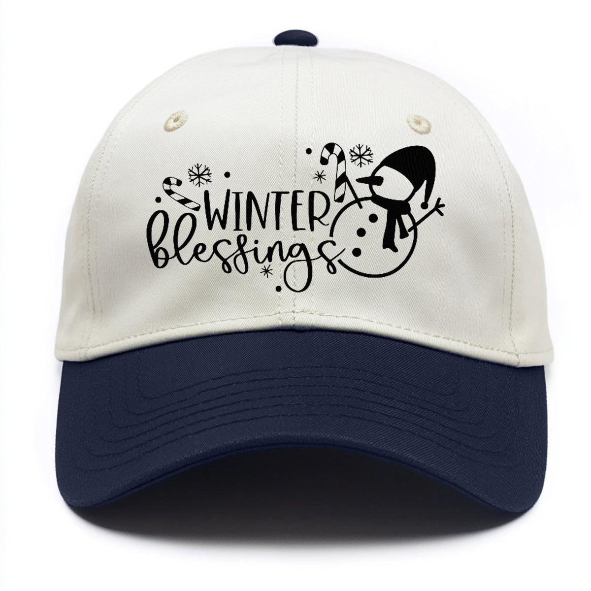 Winter Wonderland Winter Blessings Two Tone Cap