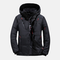 Warm Hooded Down Puffer Jacket for Men