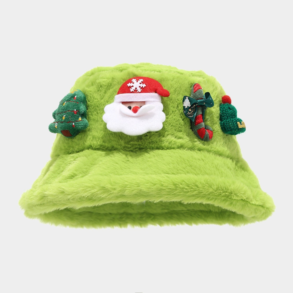 Cozy Christmas Faux Fur Fisherman Hat