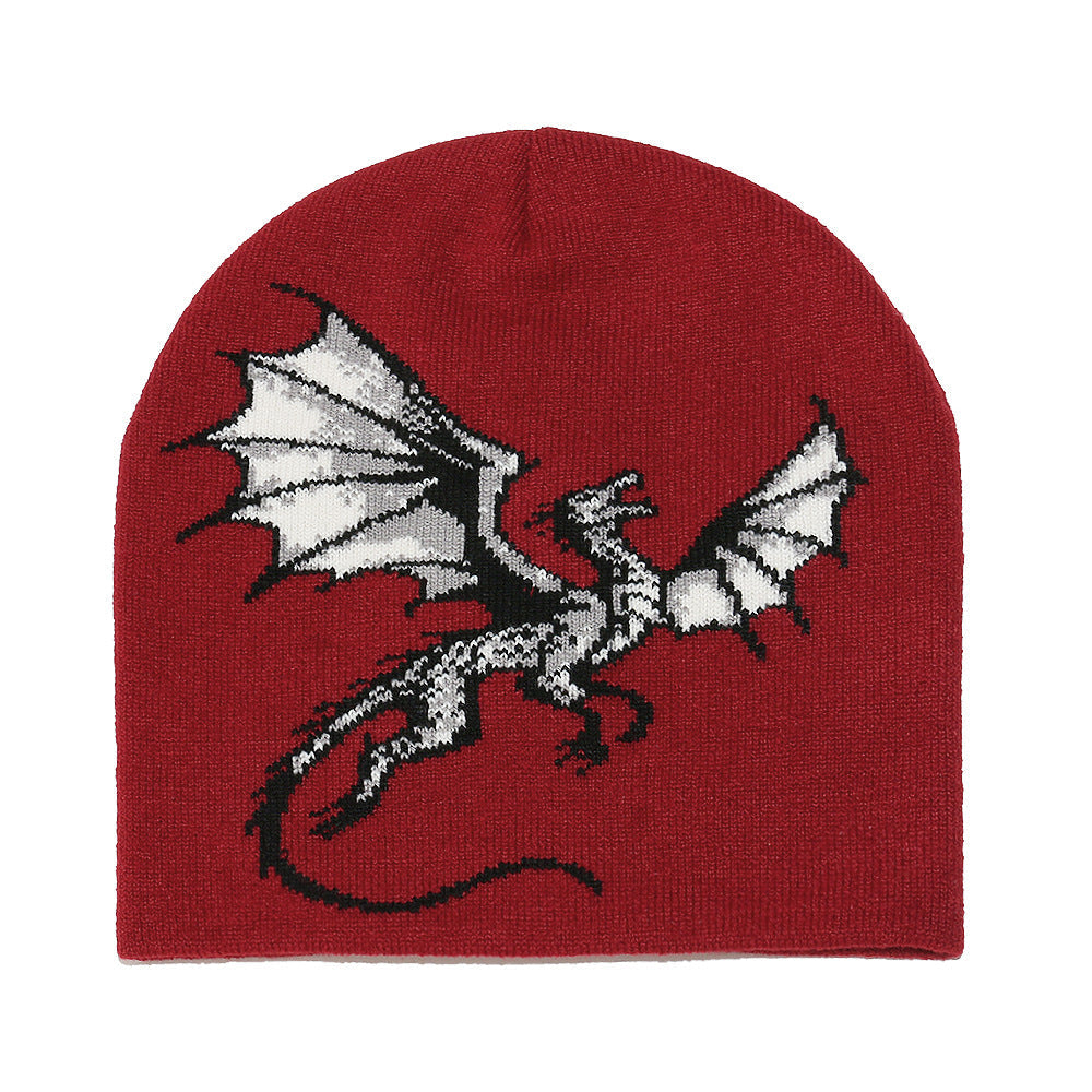 Cute Dinosaur Knit Hat - Cozy Winter Beanie