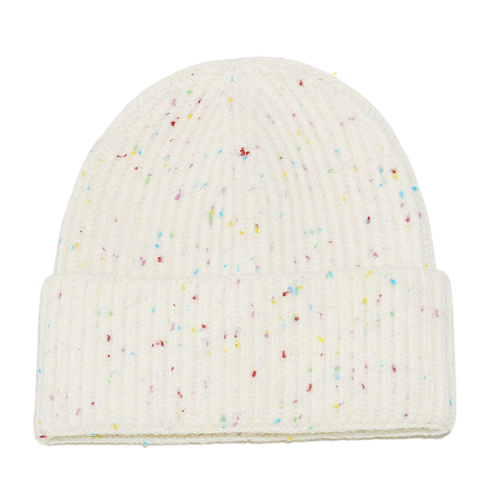 Cozy Multicolor Knit Beanie - Vibrant & Warm