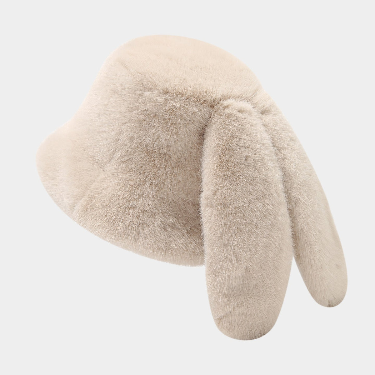 Cute Rabbit Ear Faux Fur Winter Hat