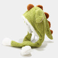 Dino Plush Hat: Cozy Ear Protection