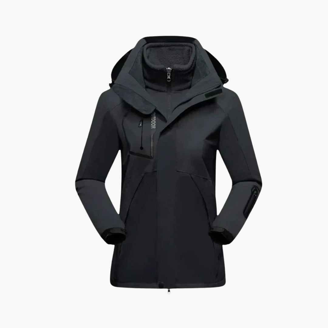 Waterproof Women's Snow Jacket with Adjustable Fit
