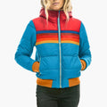 Warm Women's Parka Coat with Hood and Zip