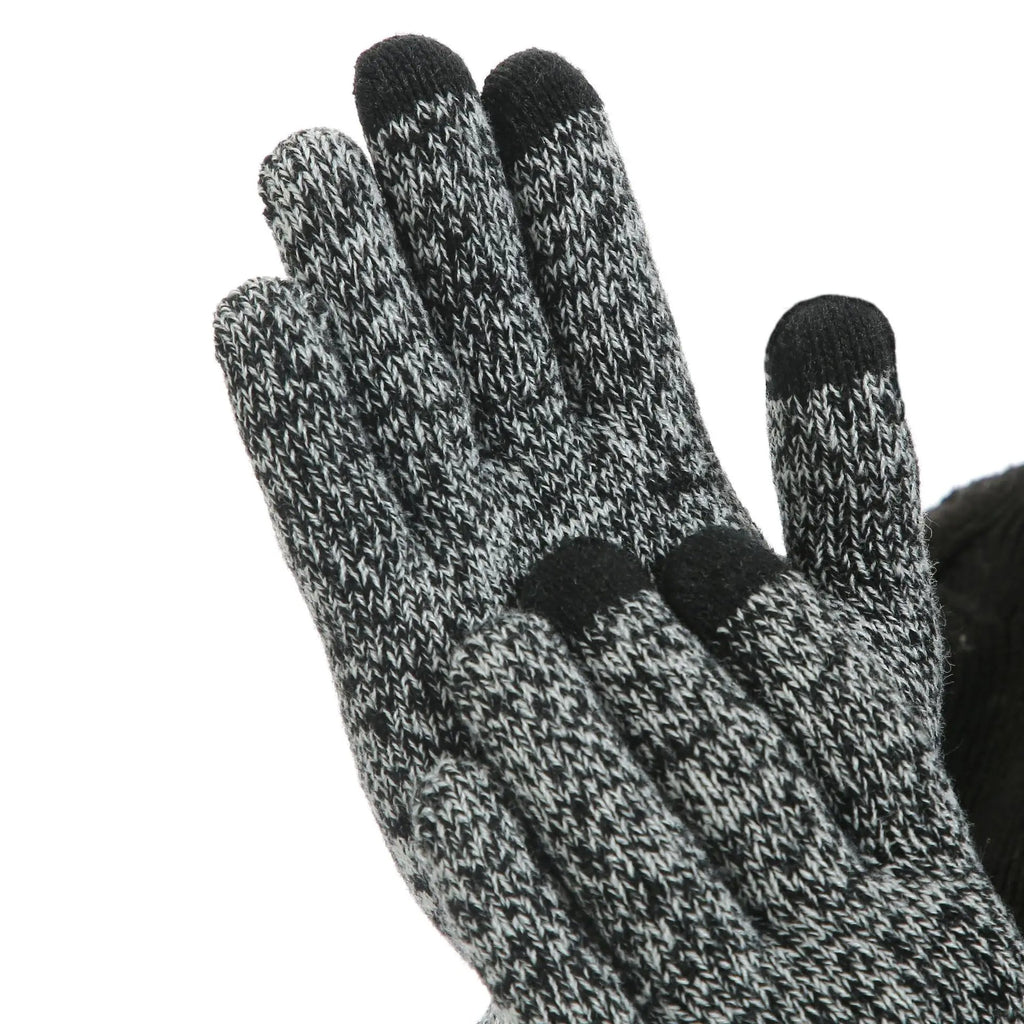 Cozy 3 Piece Knit Winter Hat Scarf Set