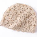 Elegant Plum Blossom Knit Cashmere Hat