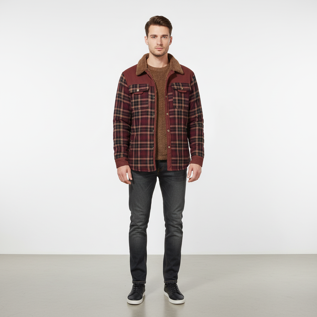 Quilted Plush Winter Coat
