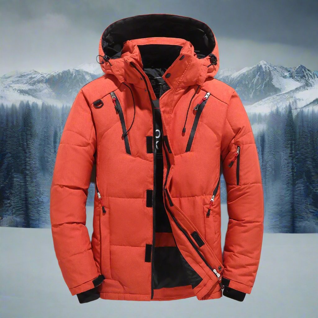 Warm Hooded Puffer Coat For Men