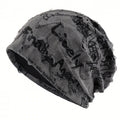 Letter Printed Slouchy Beanie - Unisex Thin Outdoor Sports Headwrap - Spring Autumn Casual Knitted Hat