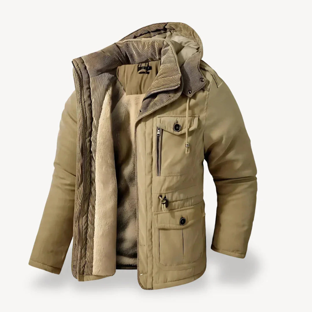 Casual Fit Waterproof Parka Coat