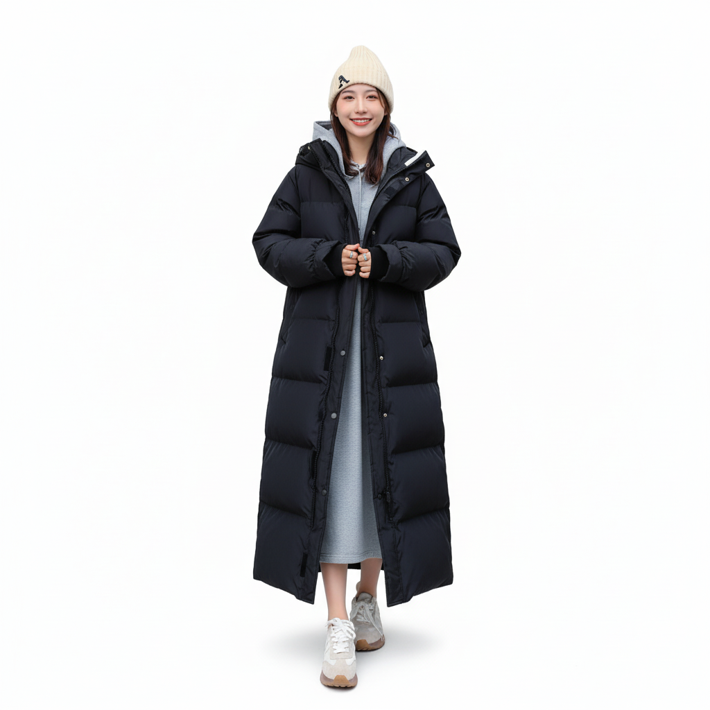 Warm Winter Down Parka Coat