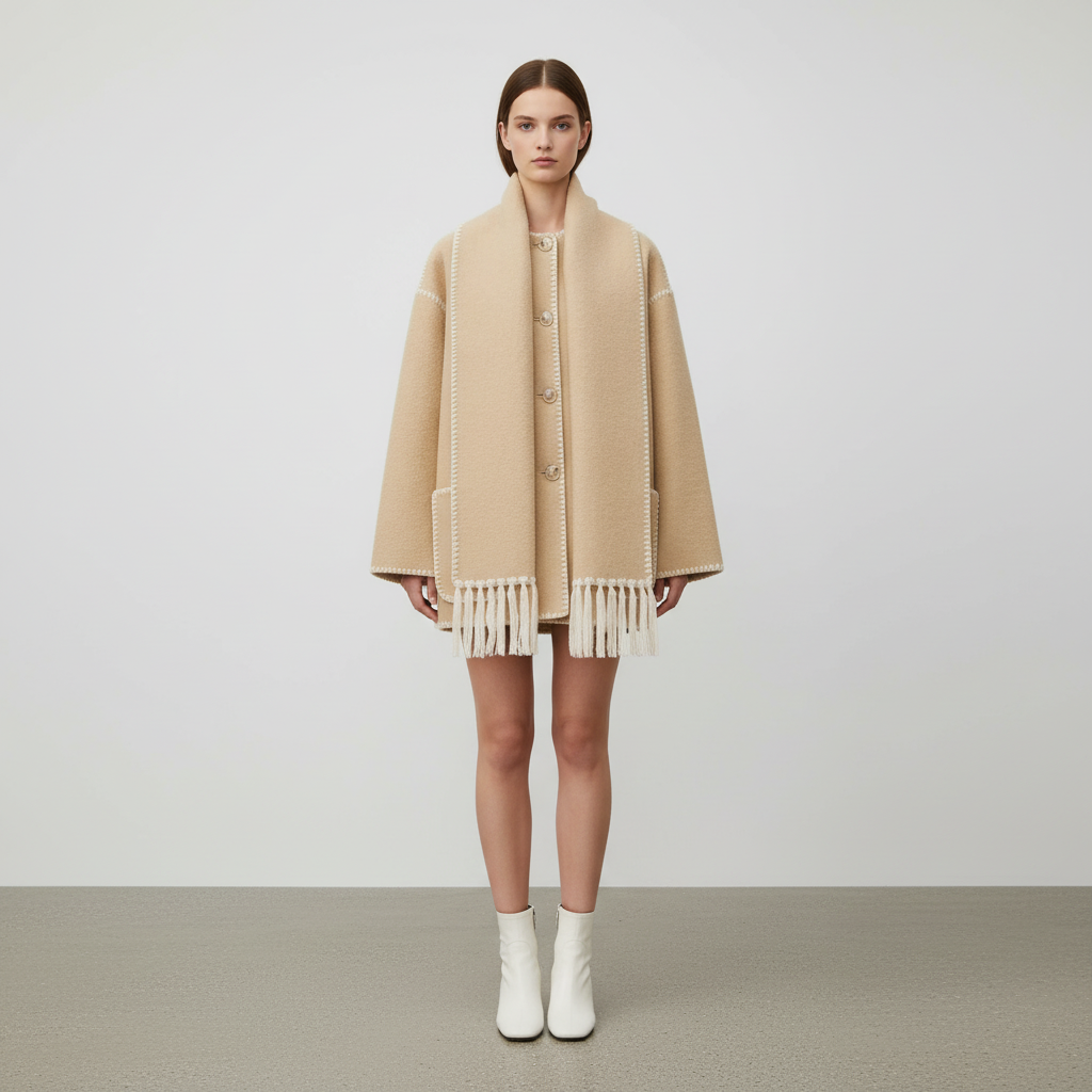 Warm Women's Wool Winter Coat