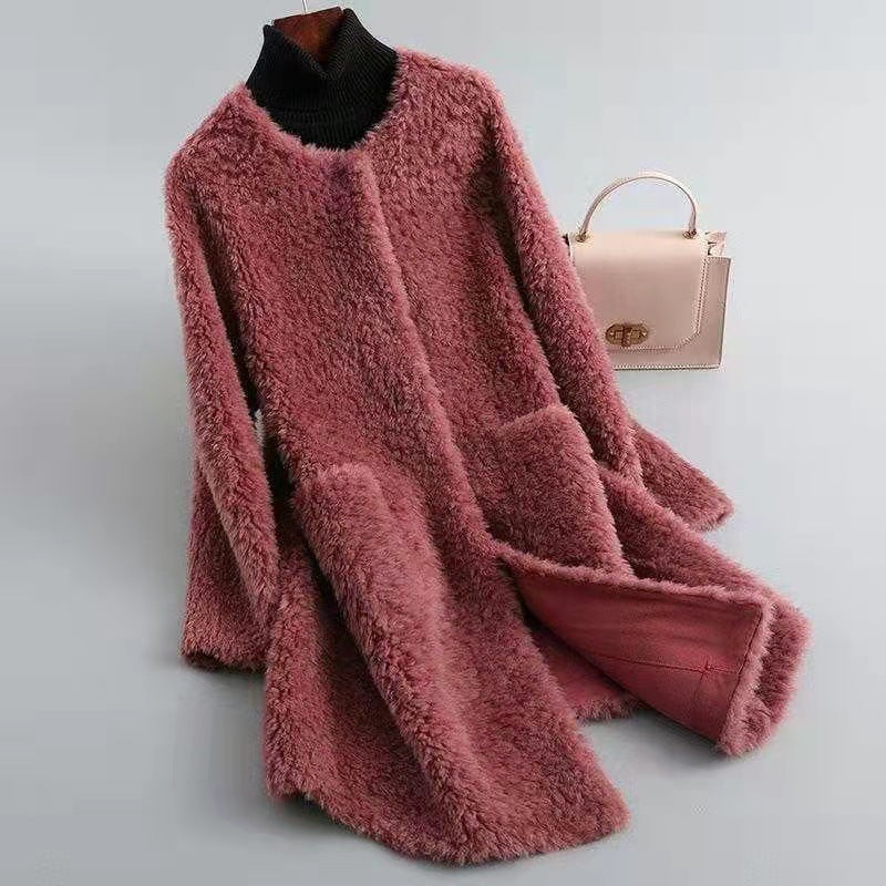 Warm Fuzzy Long Winter Coat for Women