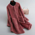 Long Plush Winter Coat for Women - Warm Stylish Fit
