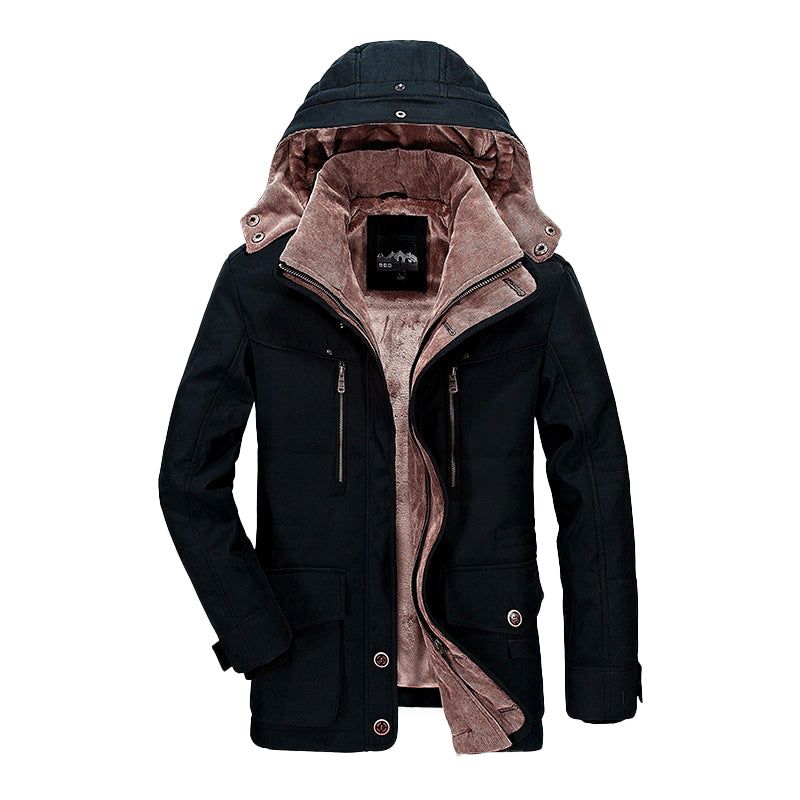 Casual Hooded Padded Winter Parka Jacket