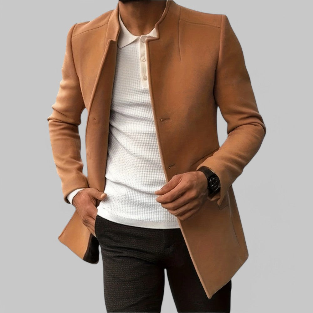 Simple Mens Winter Parka Coat