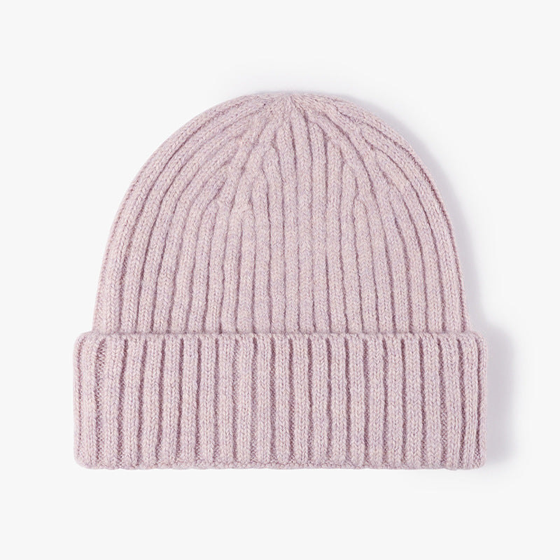 Versatile Unisex Winter Hat: Warm Wool, Brimless, Thick Knit, Perfect for Autumn and Winter