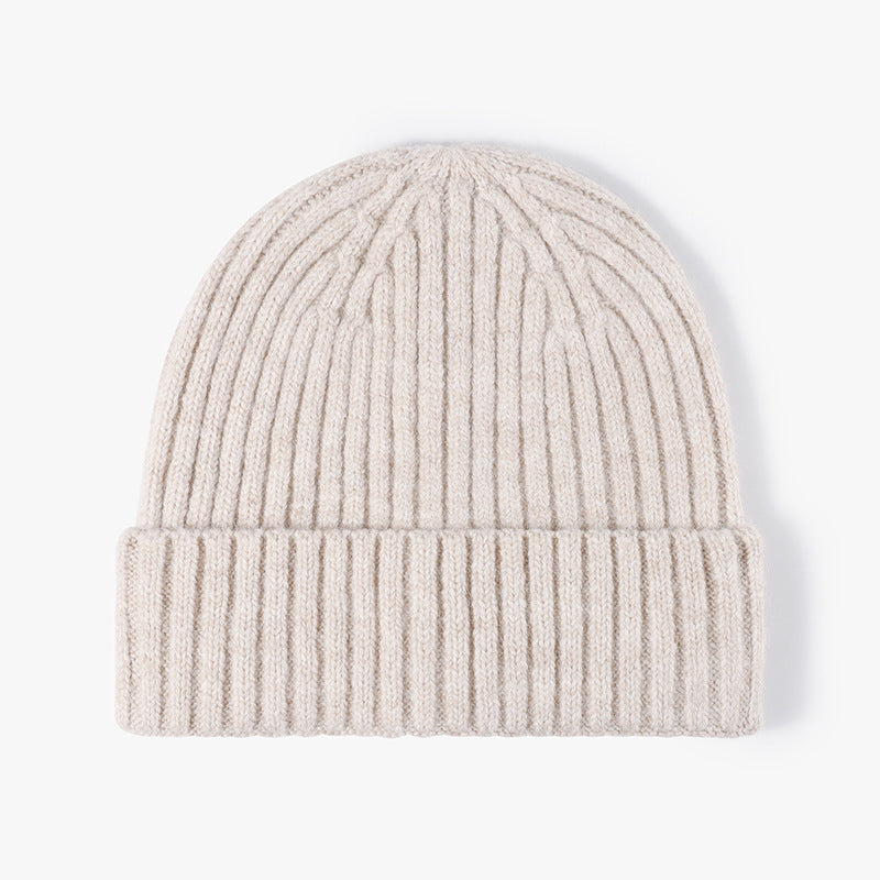 Versatile Unisex Winter Hat: Warm Wool, Brimless, Thick Knit, Perfect for Autumn and Winter