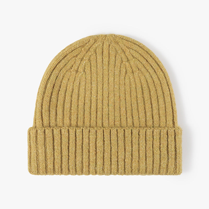 Versatile Unisex Winter Hat: Warm Wool, Brimless, Thick Knit, Perfect for Autumn and Winter
